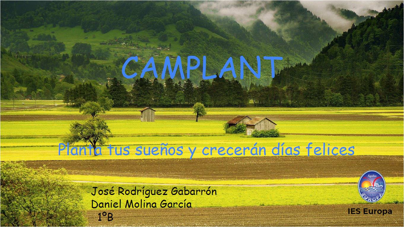 Ver Trabajo presentado CAMPLANT