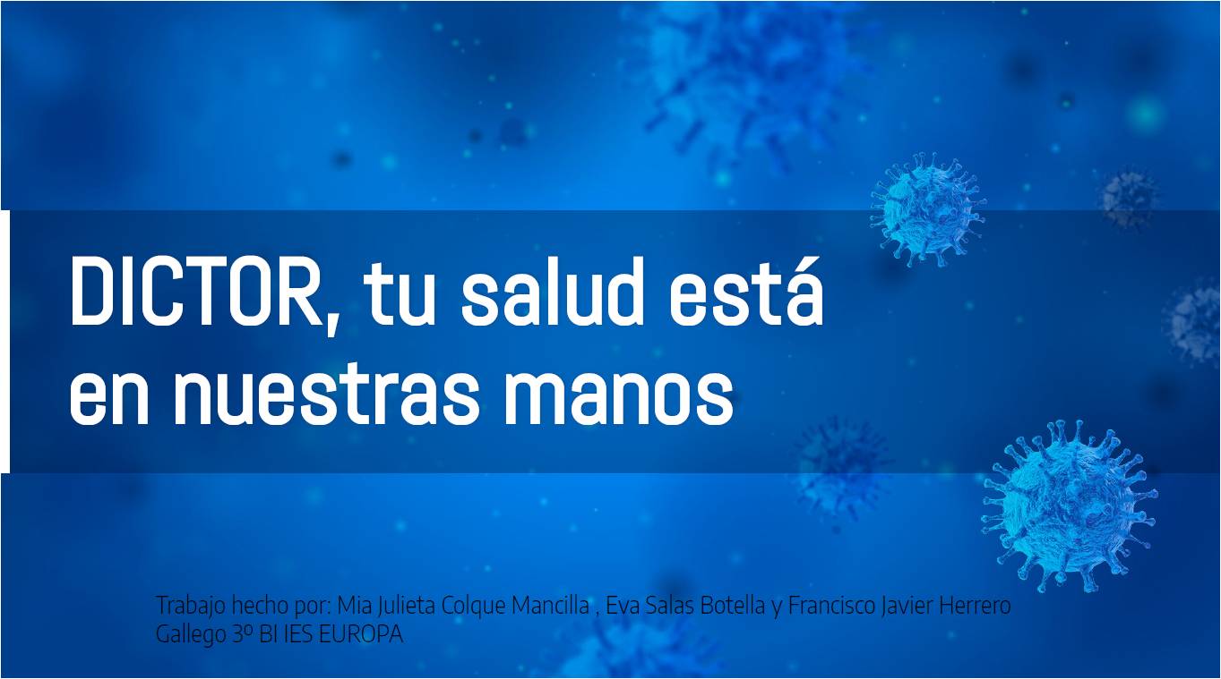 Ver Trabajo presentado DICTOR