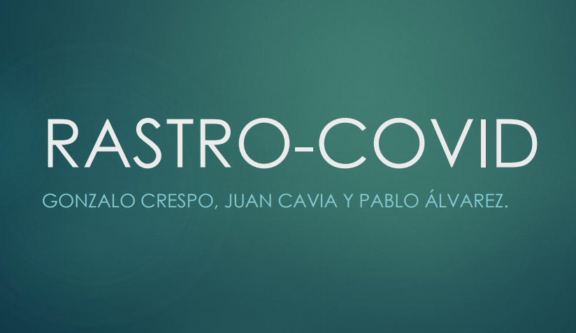 Ver Trabajo presentado RASTRO COVID
