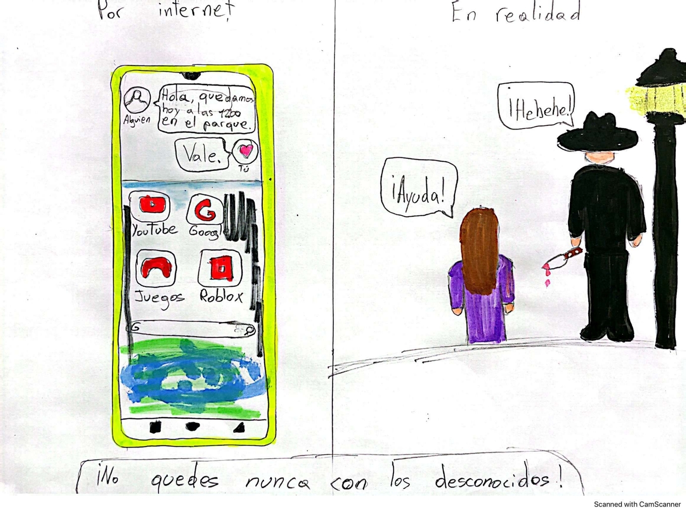Ver Trabajo presentado YO ME CUIDO, INTERNET TAMBIÉN CUIDA. ¡ÚSALO BIEN!