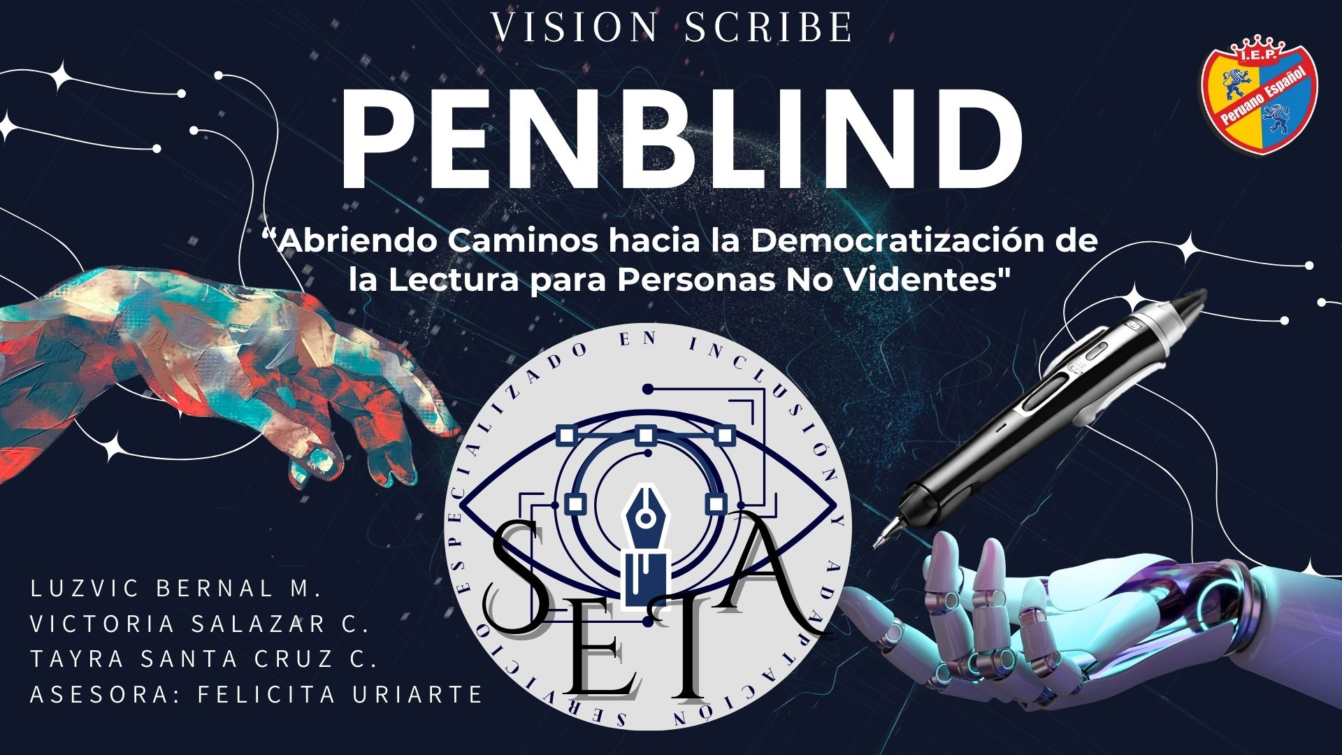 Ver Trabajo presentado Penblind lapicero de lectura