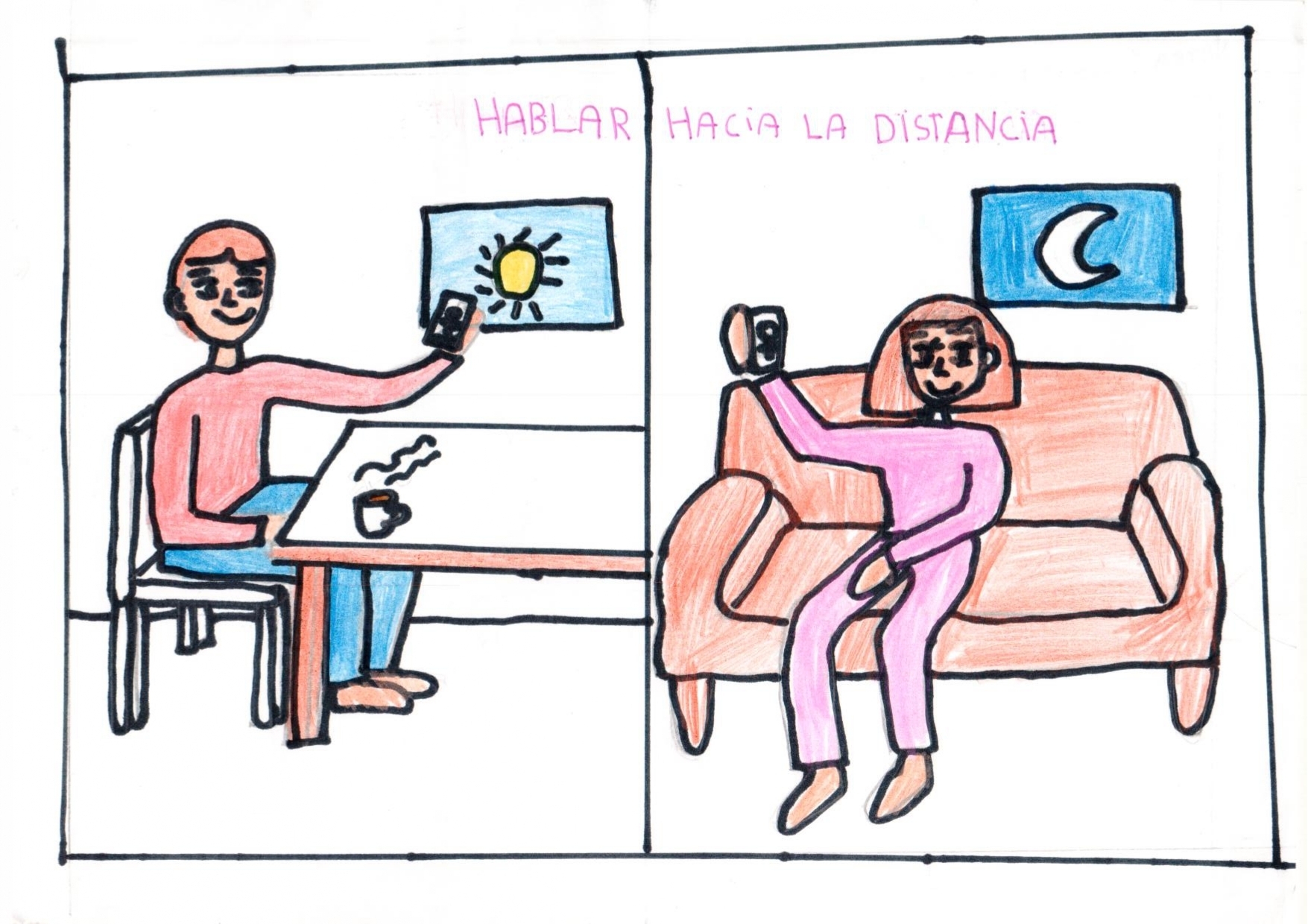 Ver Trabajo presentado HABLAR A DISTANCIA
