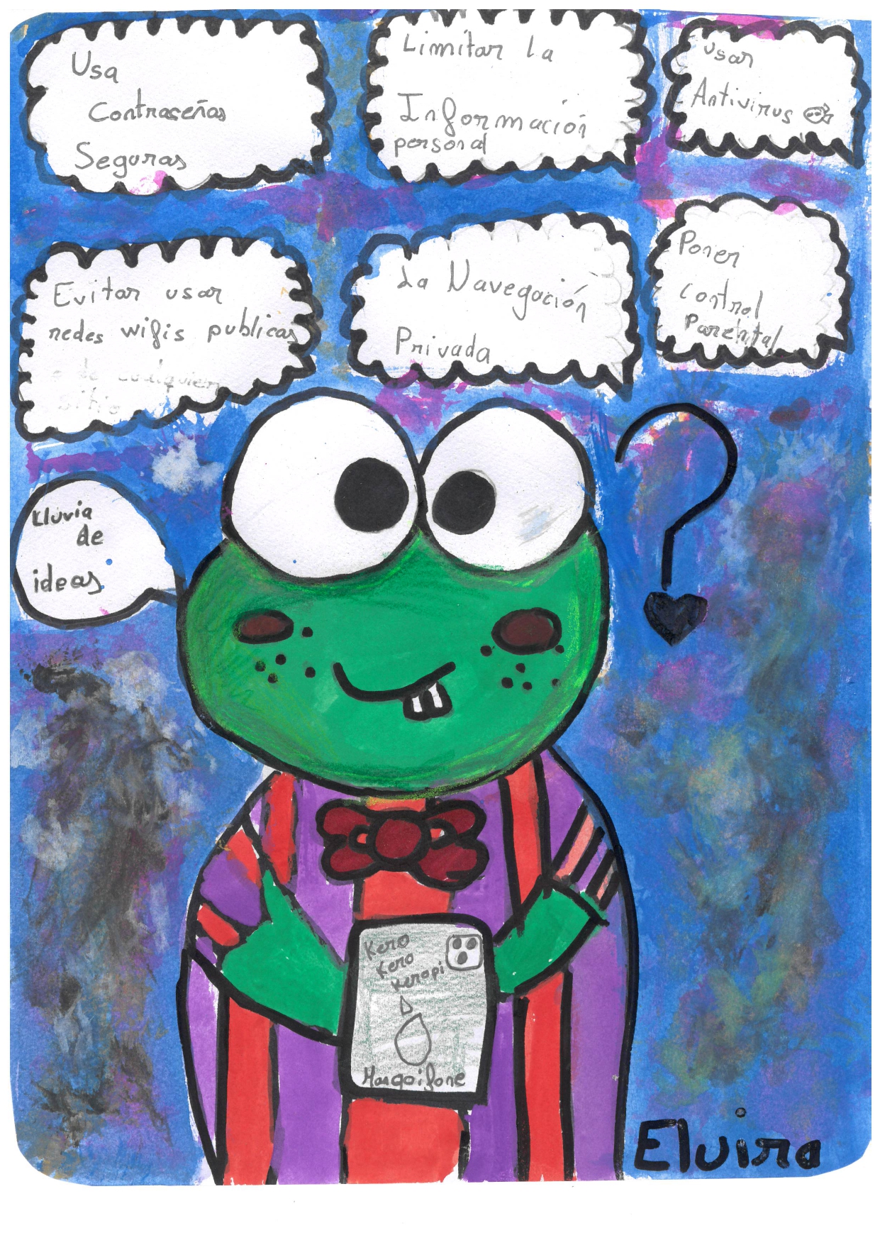 Ver Trabajo presentado Lluvia de ideas para un internet seguro.